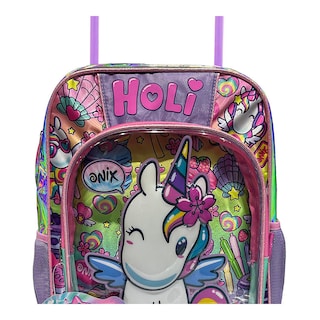 Foto 3 | Mochila Primaria Con Ruedas Infantil Onix (unicornio) 20l Púrpura