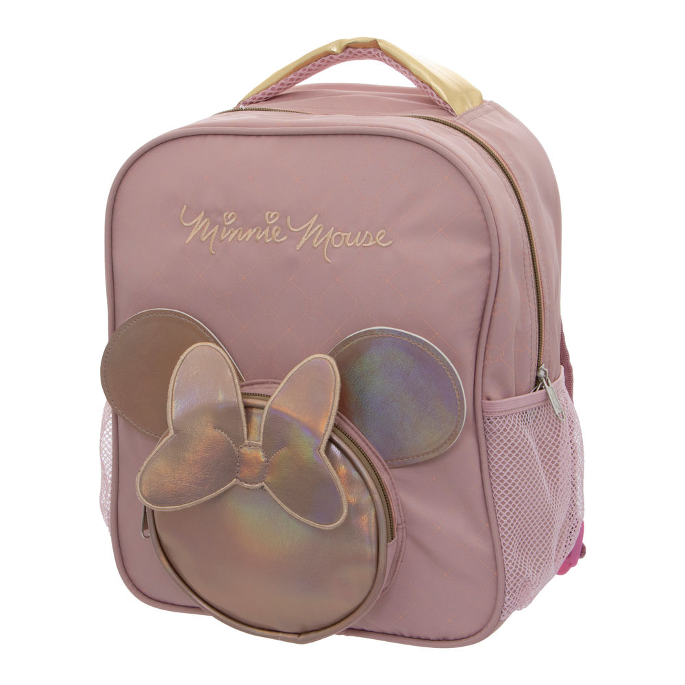 Foto 4 pulgar | Mochila Kinder Infantil Disney Minnie (14l Rosa)