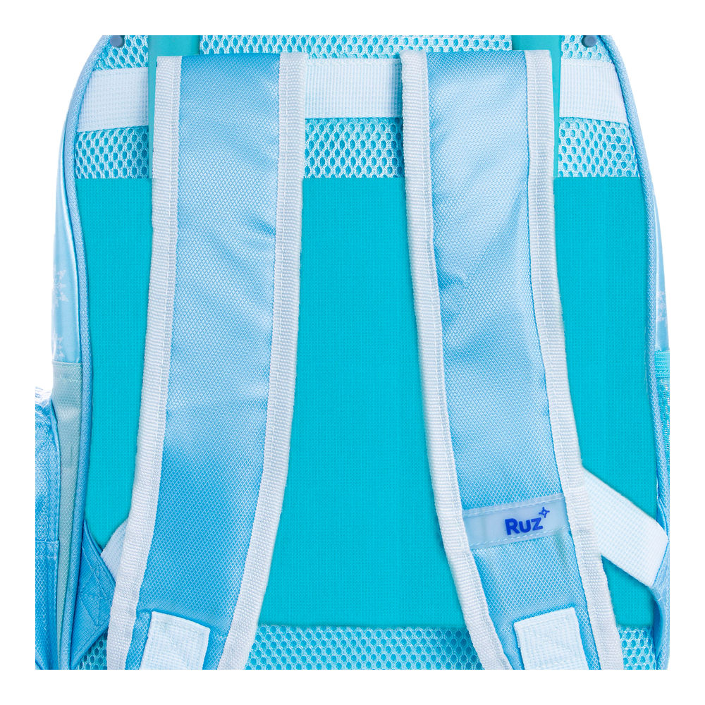 Foto 4 | Mochila Kinder Con Ruedas Infantil Disney Elsa De Frozen 14l (azul)
