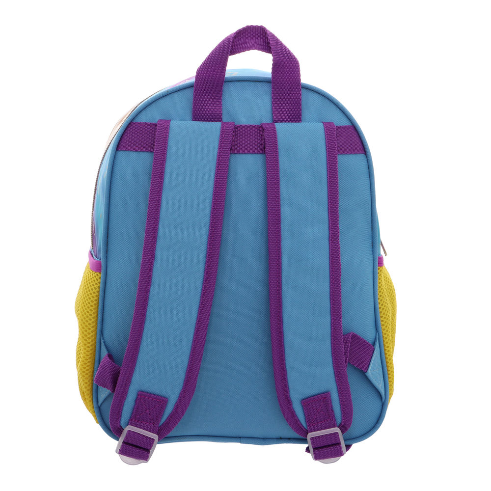 Foto 3 pulgar | Mochila Kinder Infantil Disney Frozen (elsa 14l Azul)