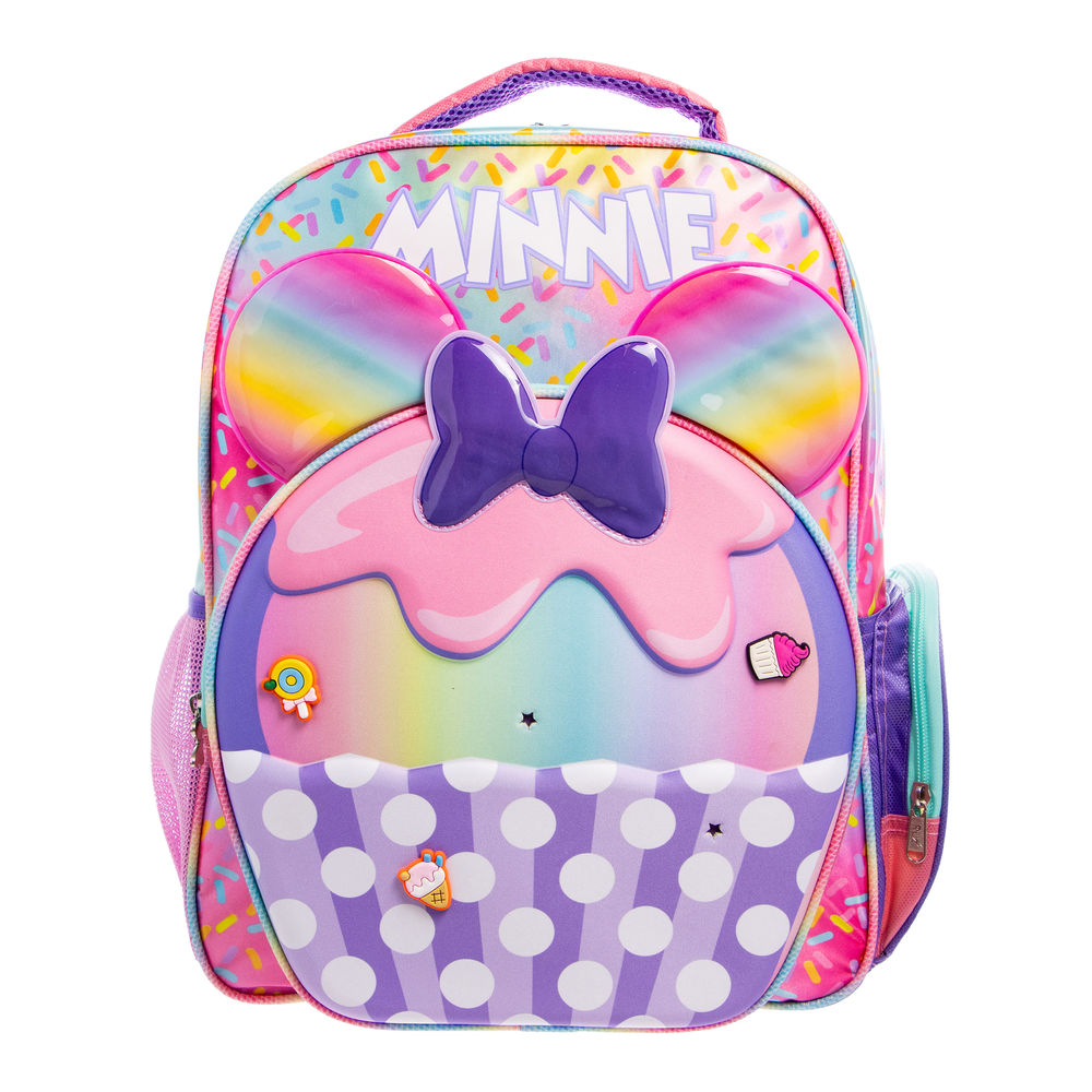 Foto 2 pulgar | Mochila Primaria Infantil Disney Minnie (charms) 20l Púrpura