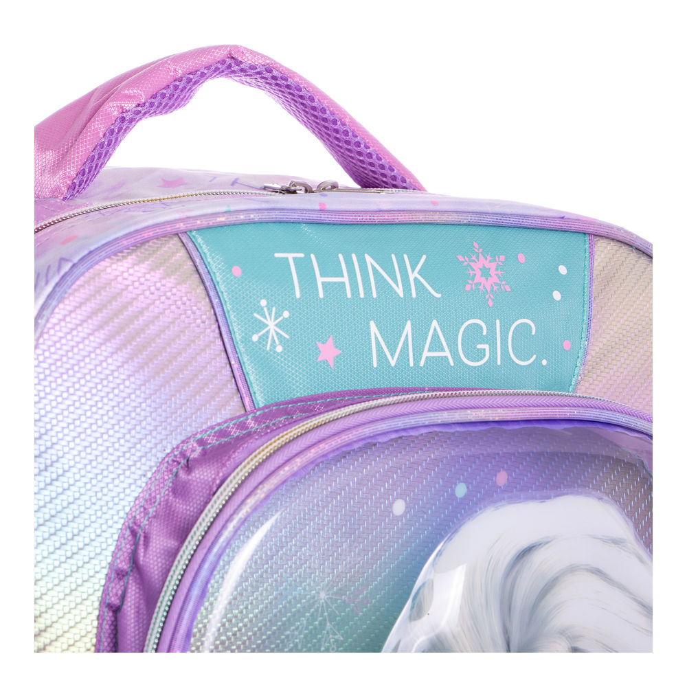Foto 5 | Mochila Primaria Infantil Disney Frozen (3d Hardshell) Elsa 20l Púrpura