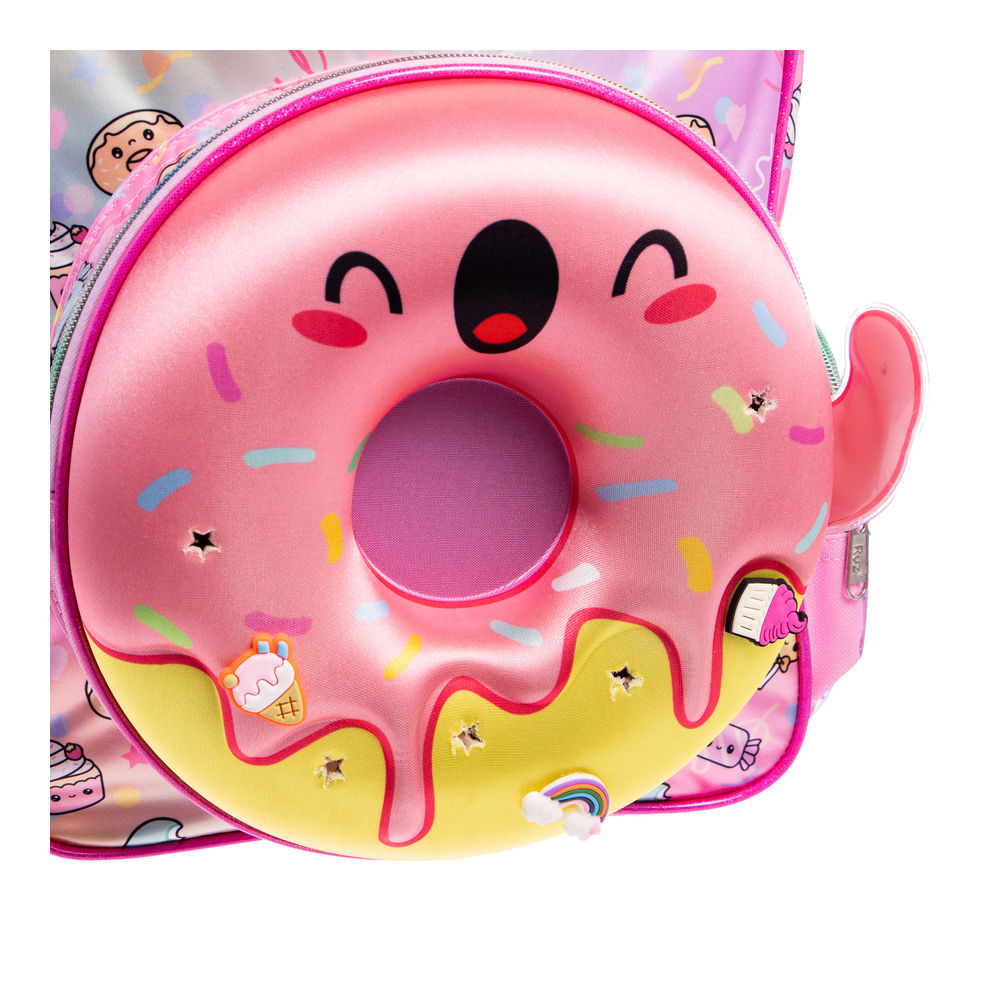 Foto 5 | Mochila Kinder Infantil Ruz Holi Premium (charms 14l Rosa)