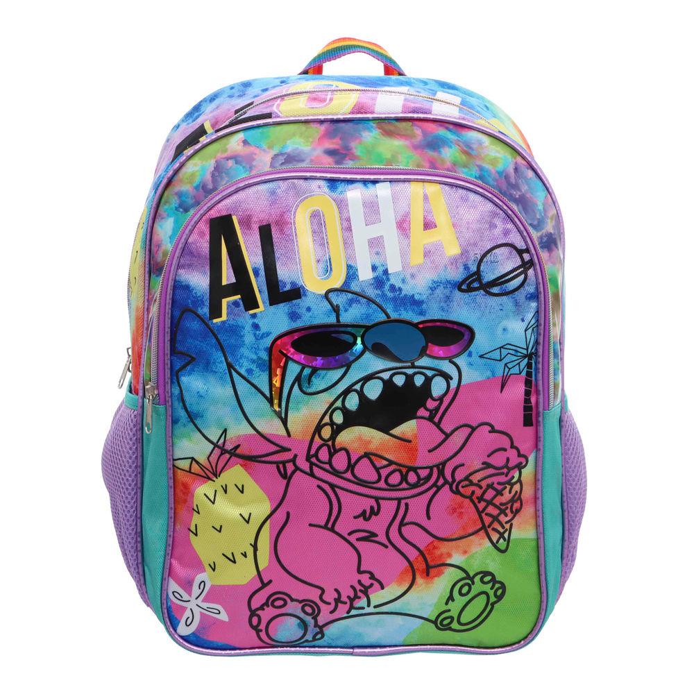 Foto 2 pulgar | Mochila Primaria Infantil Disney Stitch Púrpura