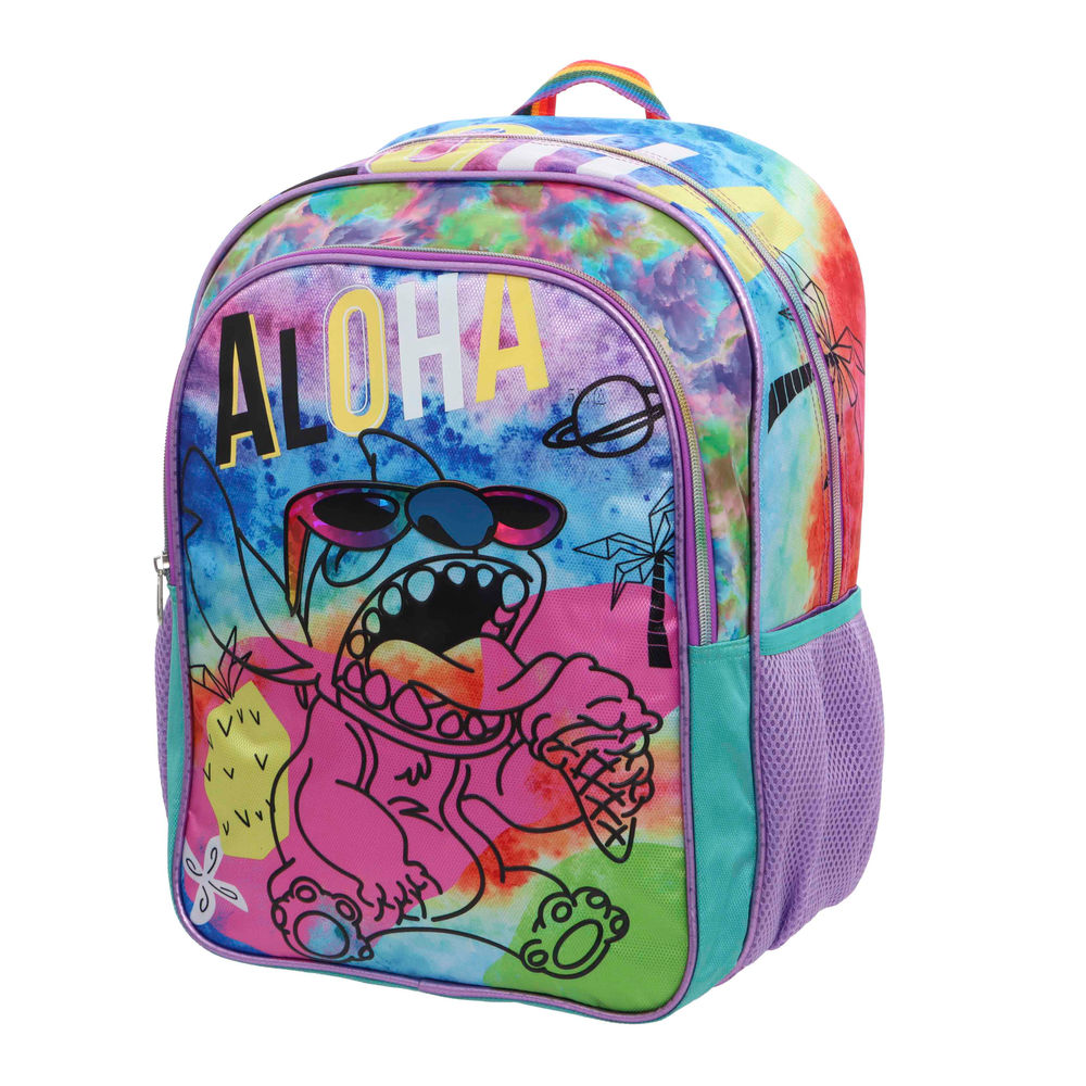 Foto 4 pulgar | Mochila Primaria Infantil Disney Stitch Púrpura