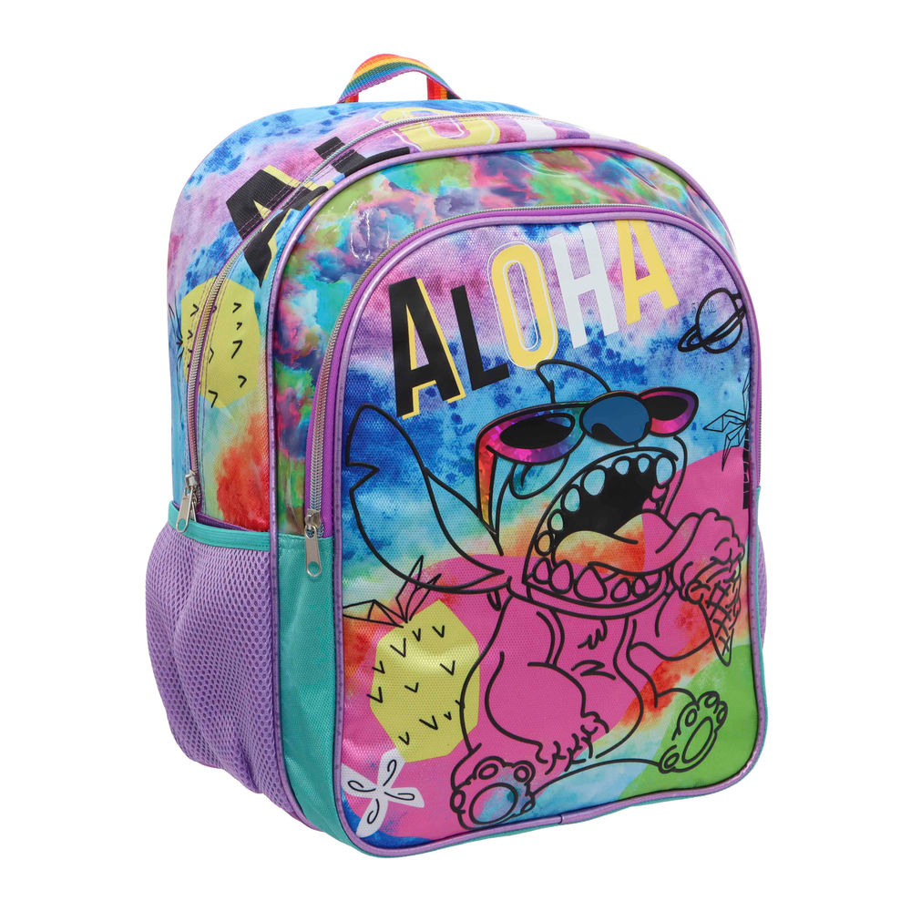 Foto 5 pulgar | Mochila Primaria Infantil Disney Stitch Púrpura