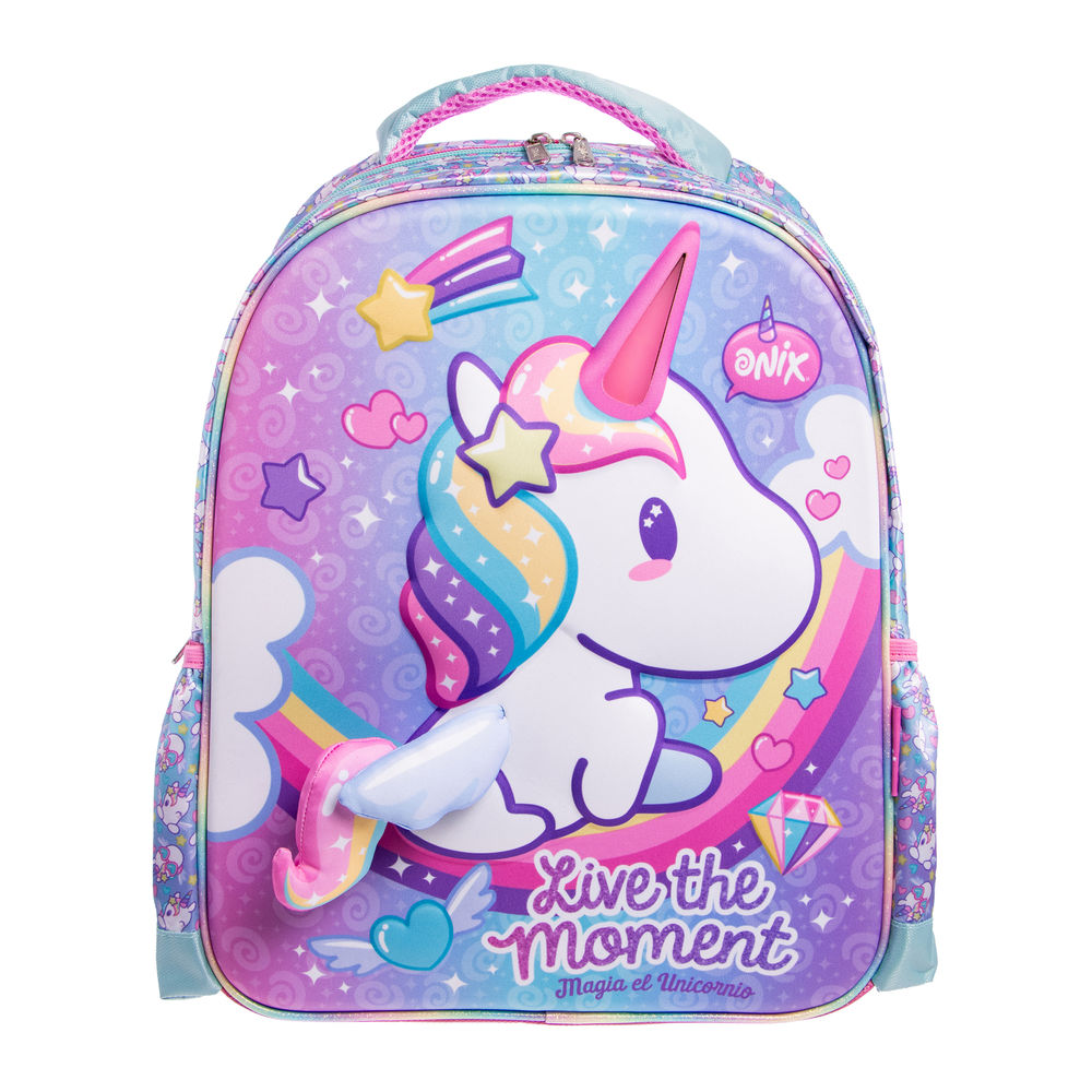Mochila Primaria Infantil Onix (luces) 20l (azul)