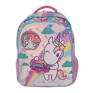 Foto 1 | Mochila Primaria 3d Metálico Onix (unicornio) 20l (rosa)