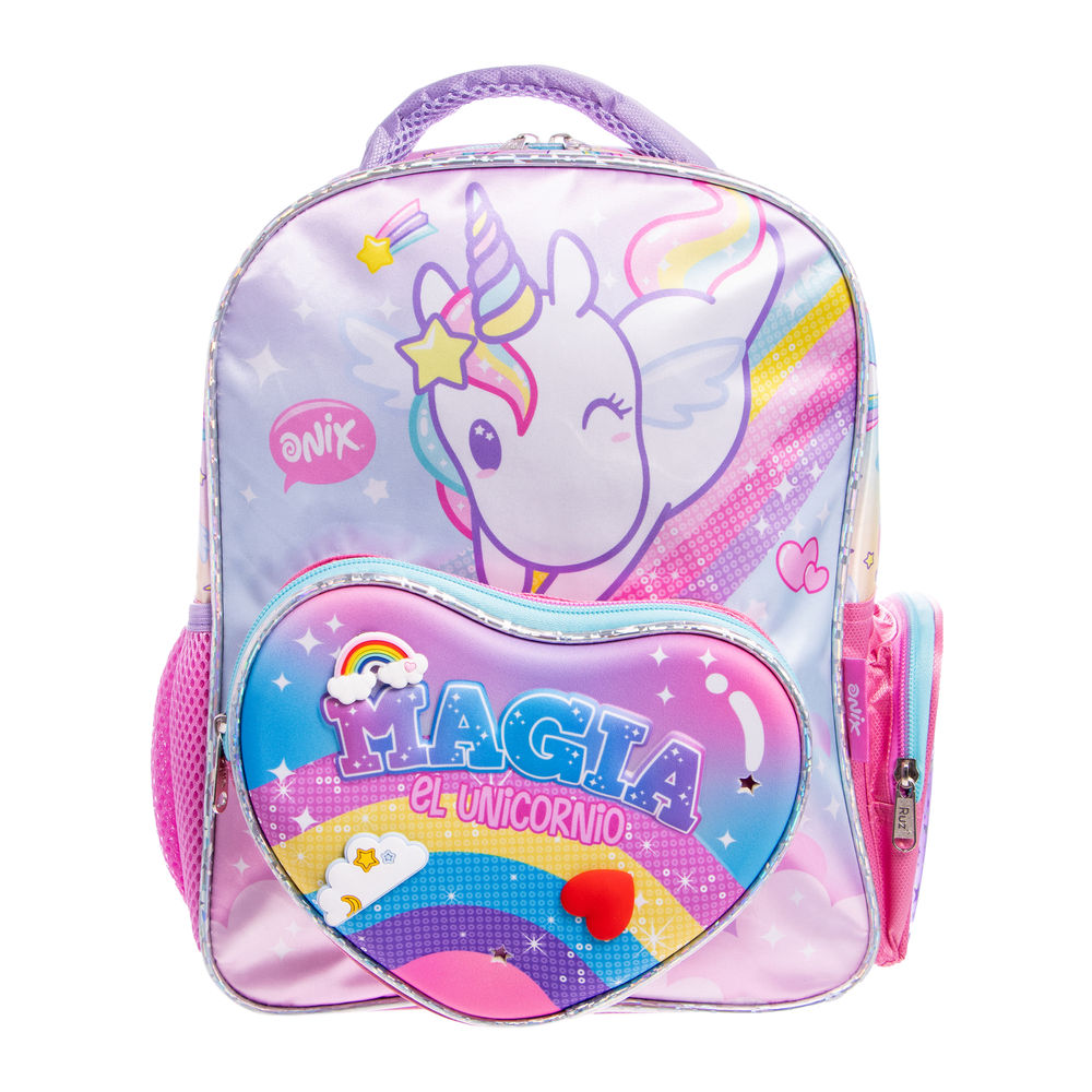 Foto 2 pulgar | Mochila Kinder Infantil Onix (charms) 14l (rosa)