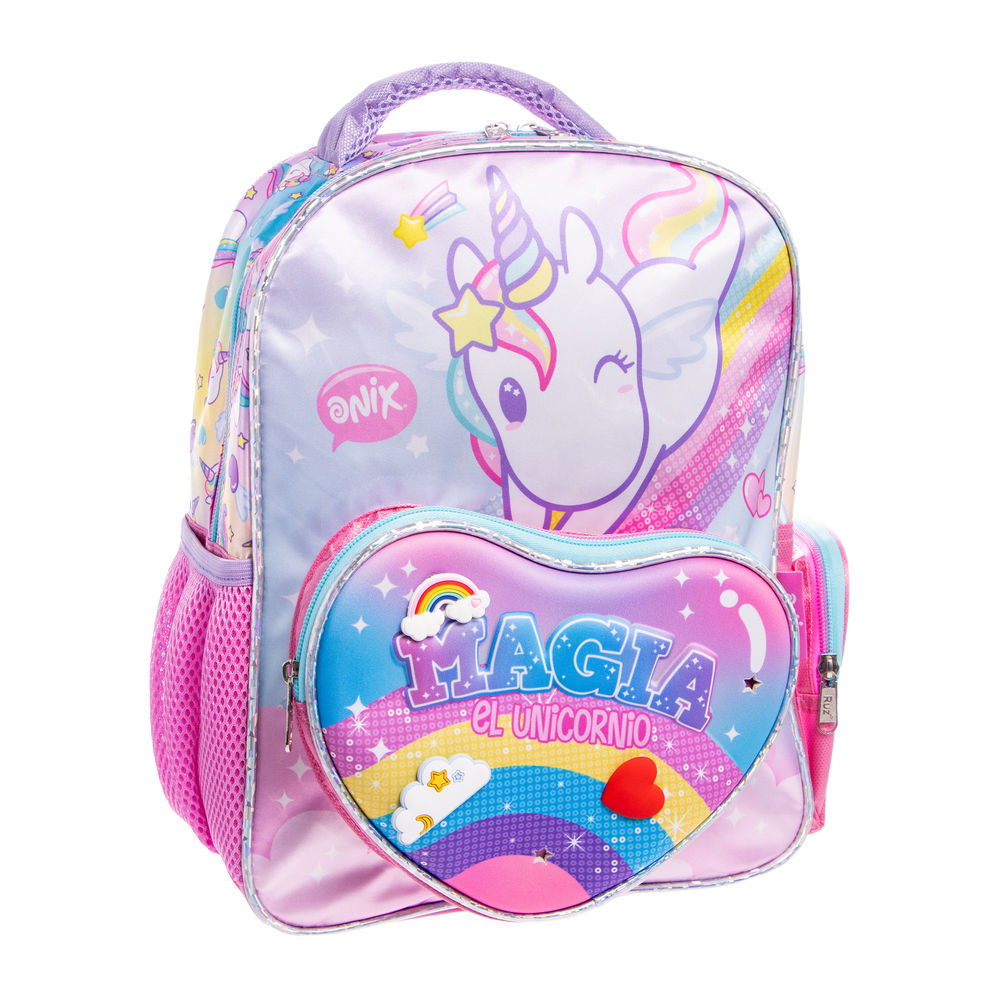 Foto 7 pulgar | Mochila Kinder Infantil Onix (charms) 14l (rosa)