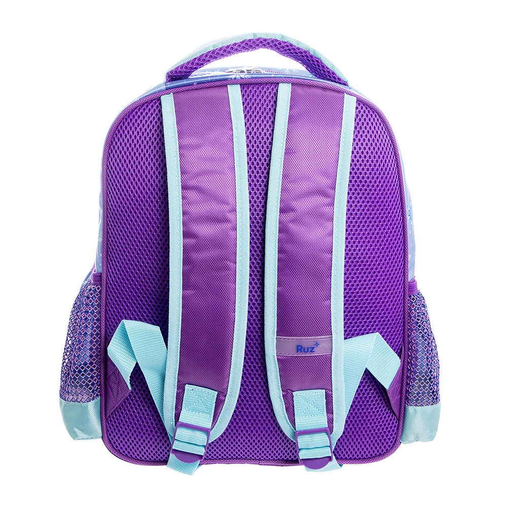 Foto 3 pulgar | Mochila Kínder Infantil Disney Frozen Premium Elsa (14l Azul)
