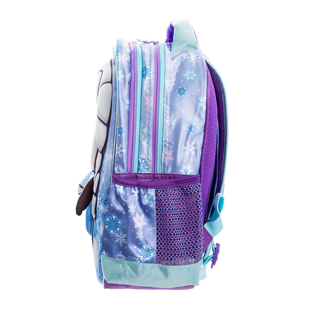 Foto 4 pulgar | Mochila Kínder Infantil Disney Frozen Premium Elsa (14l Azul)