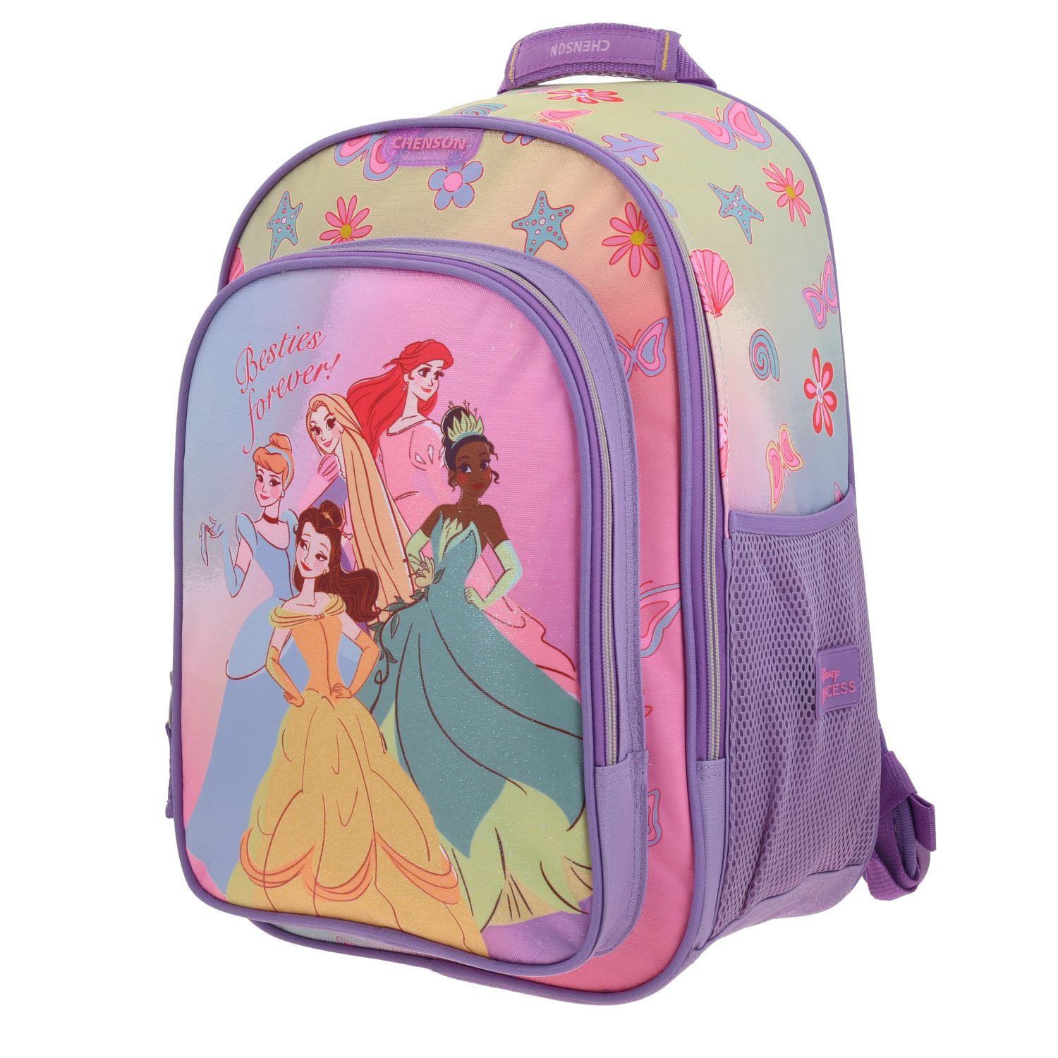 Foto 3 pulgar | Mochila Grande Escolar Chenson Disney Princesas Pr70554-v Princs