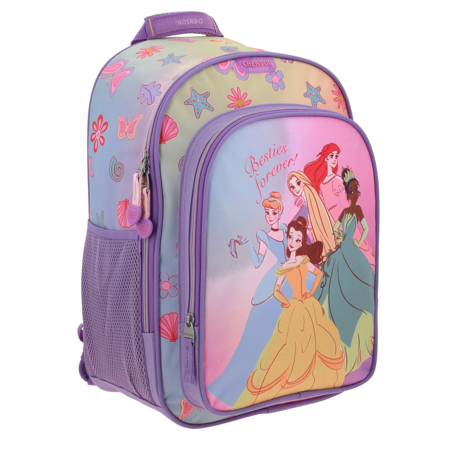 Foto 7 pulgar | Mochila Grande Escolar Chenson Disney Princesas Pr70554-v Princs
