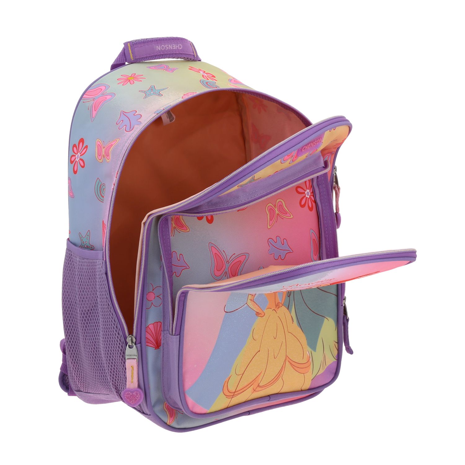 Foto 8 pulgar | Mochila Grande Escolar Chenson Disney Princesas Pr70554-v Princs