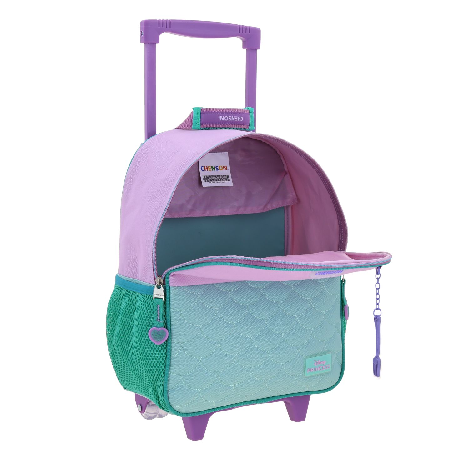 Foto 7 | Mochila Chica Chenson Con Ruedas Preescolar Kinder Princesas Ariel Pr70466-t Luriel