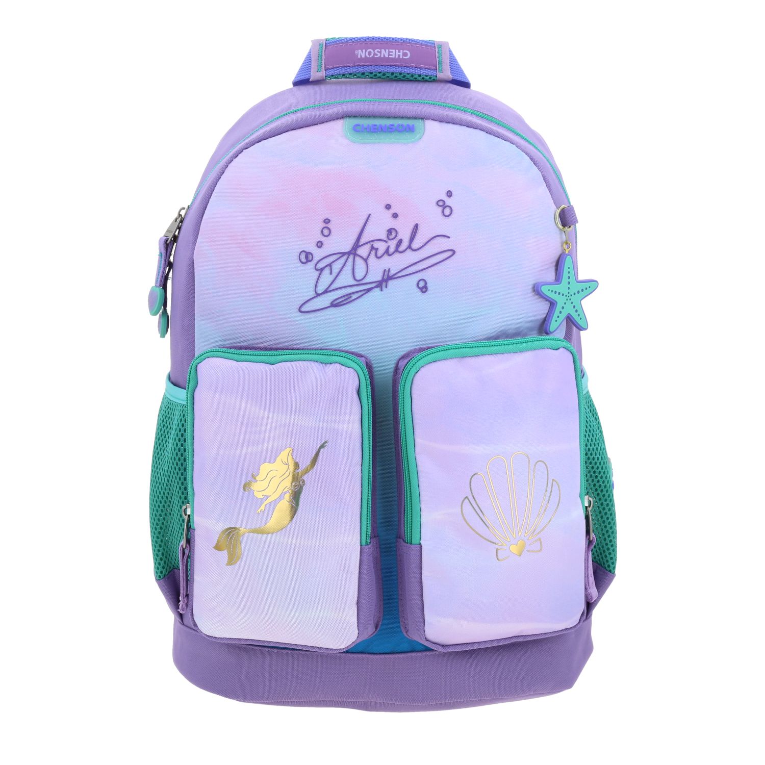 Foto 2 pulgar | Mochila Grande Escolar Chenson Disney Princesas Ariel Pr70266-v Deeper