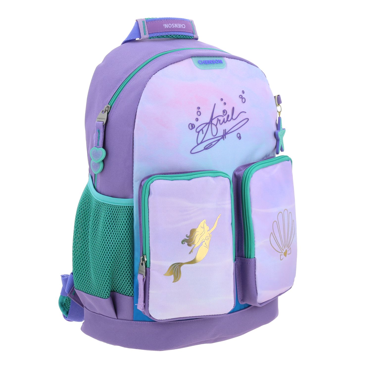 Foto 7 pulgar | Mochila Grande Escolar Chenson Disney Princesas Ariel Pr70266-v Deeper