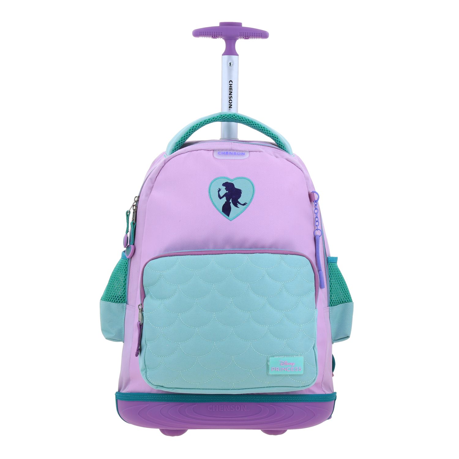 Foto 2 pulgar | Mochila Chenson Con Ruedas Y Luces Led Disney Princesas Ariel Escolar Primaria Pr70467-t Luriel