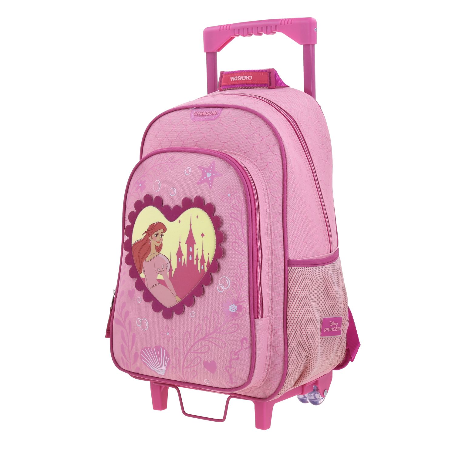 Foto 3 pulgar | Mochila Grande Con Ruedas Chenson Disney Princesas Ariel Sirenita Pr70196-p Bff
