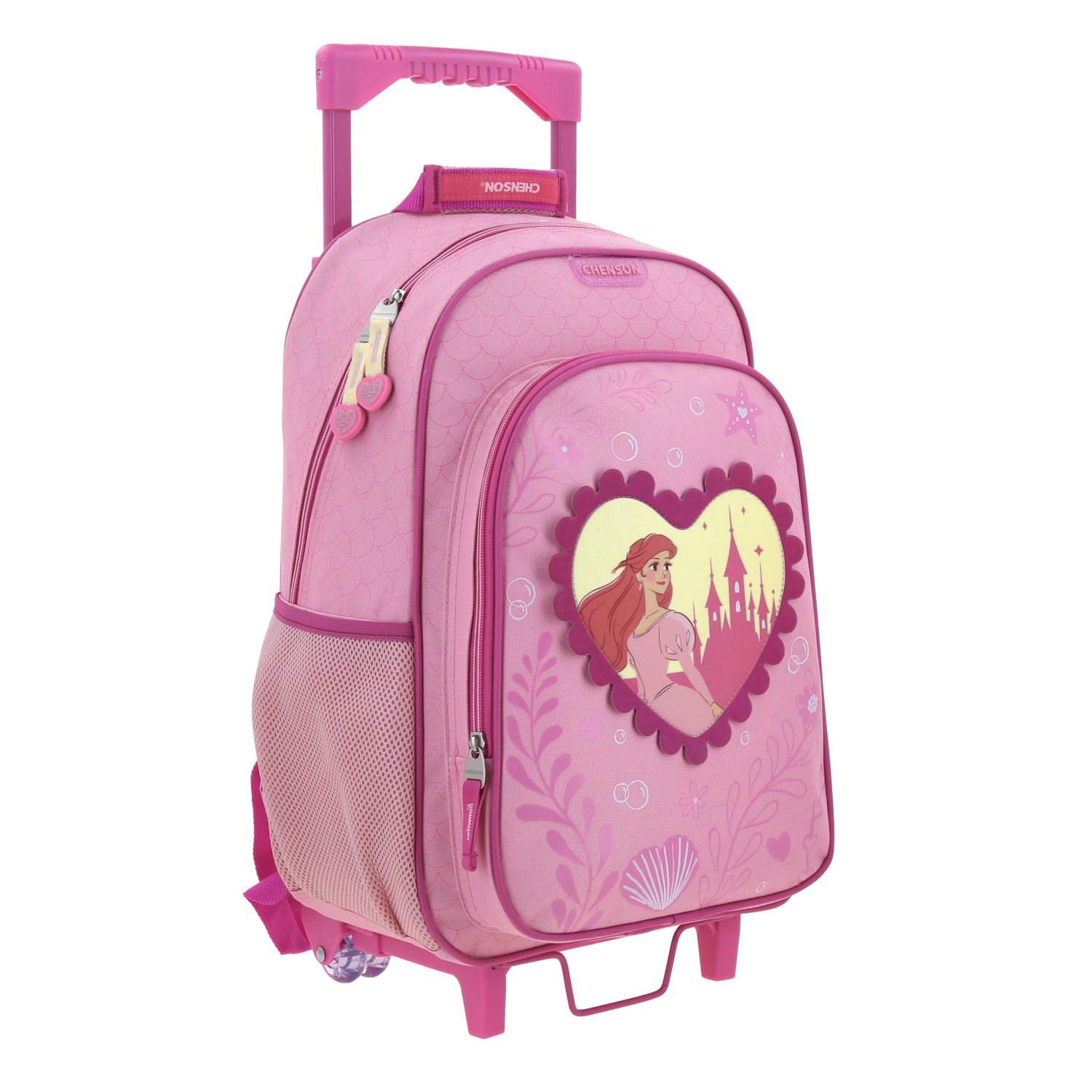 Foto 7 pulgar | Mochila Grande Con Ruedas Chenson Disney Princesas Ariel Sirenita Pr70196-p Bff