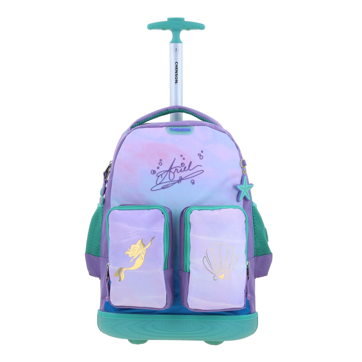 Foto 2 pulgar | Mochila Chenson Con Ruedas Y Luces Led Disney Princesas Ariel Escolar Primaria Pr70270-v Deeper