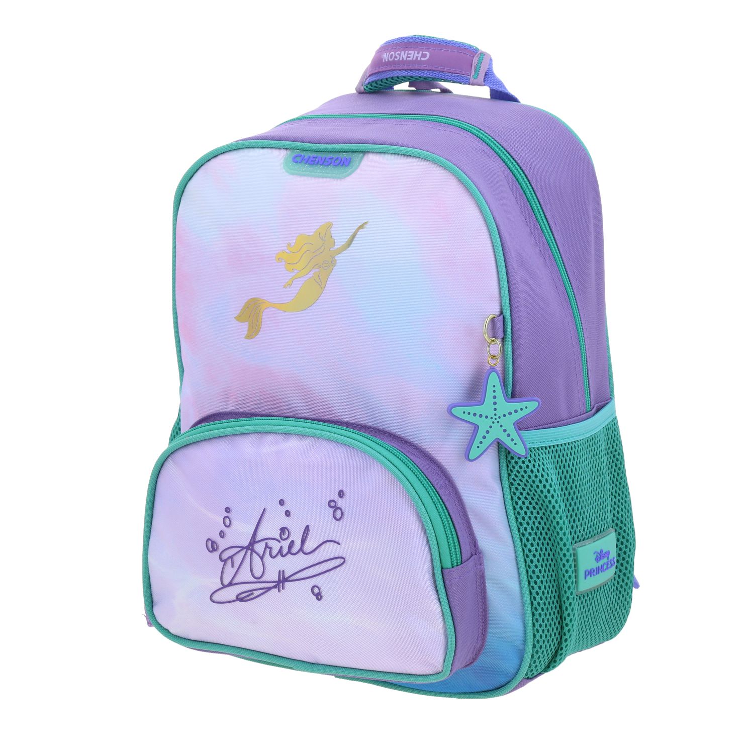 Foto 3 pulgar | Mochila Chica Chenson Escolar Kinder Princesas Ariel Pr70271-v Deeper