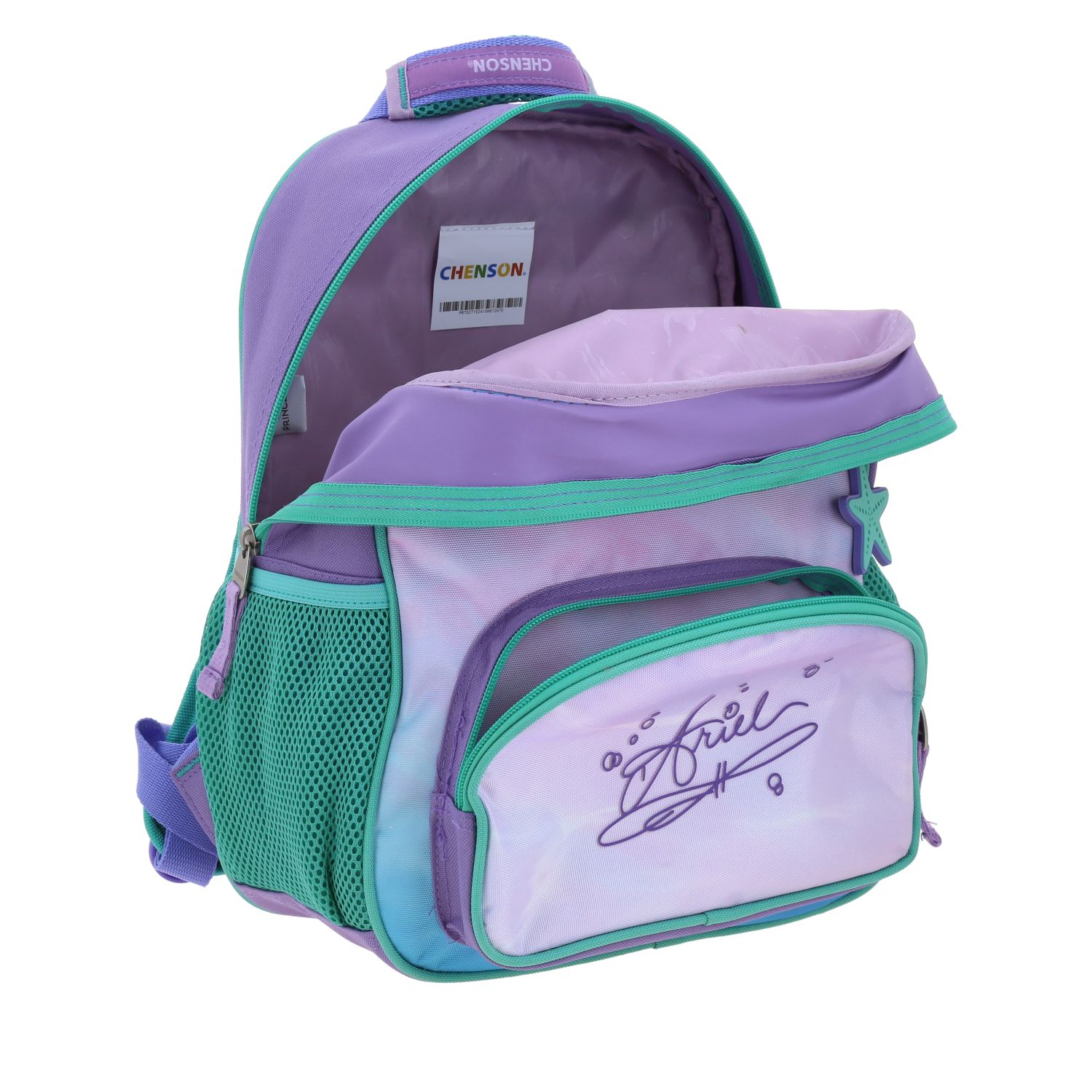 Foto 8 pulgar | Mochila Chica Chenson Escolar Kinder Princesas Ariel Pr70271-v Deeper