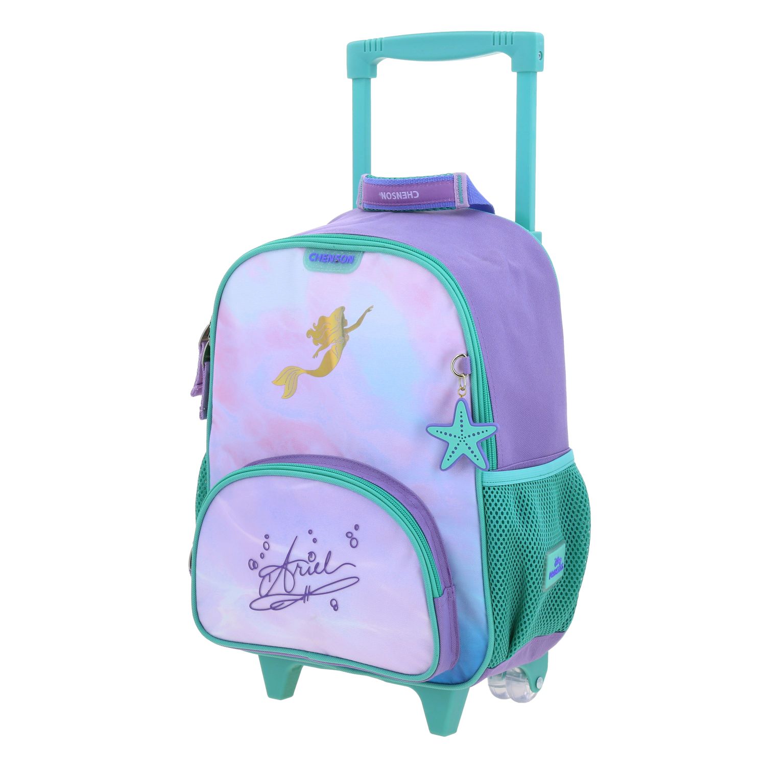 Foto 3 pulgar | Mochila Chica Chenson Con Ruedas Escolar Kinder Princesas Ariel Pr70269-v Deeper