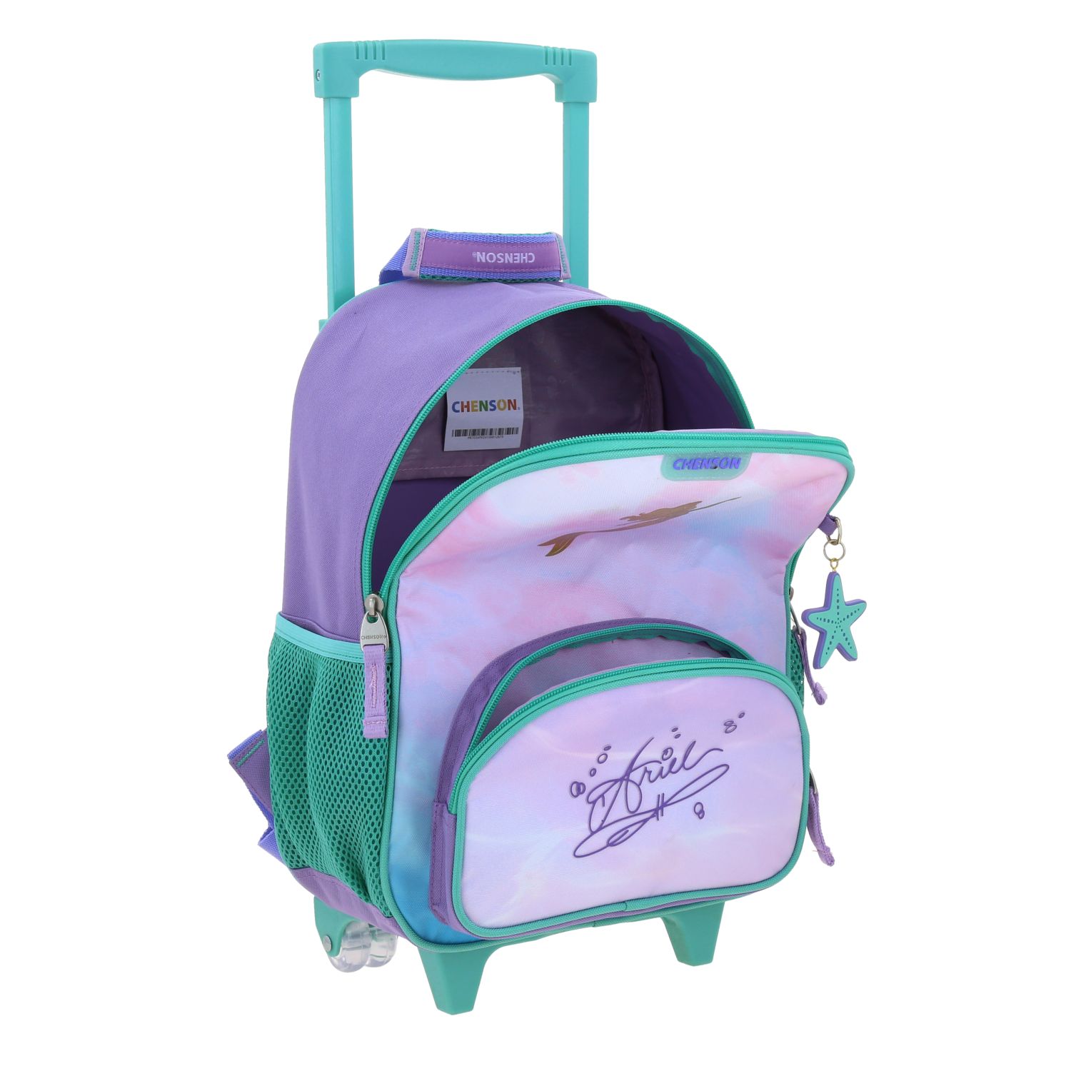 Foto 8 pulgar | Mochila Chica Chenson Con Ruedas Escolar Kinder Princesas Ariel Pr70269-v Deeper