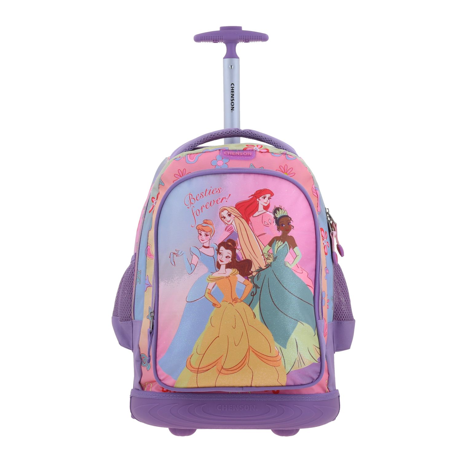 Foto 2 pulgar | Mochila Chenson Con Ruedas Y Luces Led Disney Princesas Escolar Primaria Pr70559-v Princs