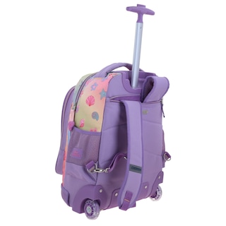 Foto 3 | Mochila Chenson Con Ruedas Y Luces Led Disney Princesas Escolar Primaria Pr70559-v Princs