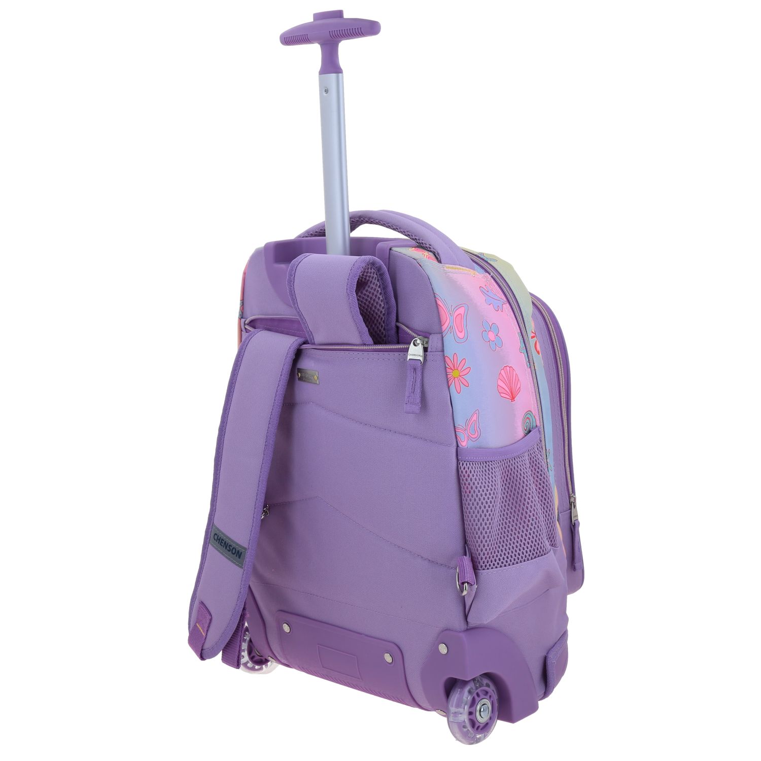Foto 6 pulgar | Mochila Chenson Con Ruedas Y Luces Led Disney Princesas Escolar Primaria Pr70559-v Princs