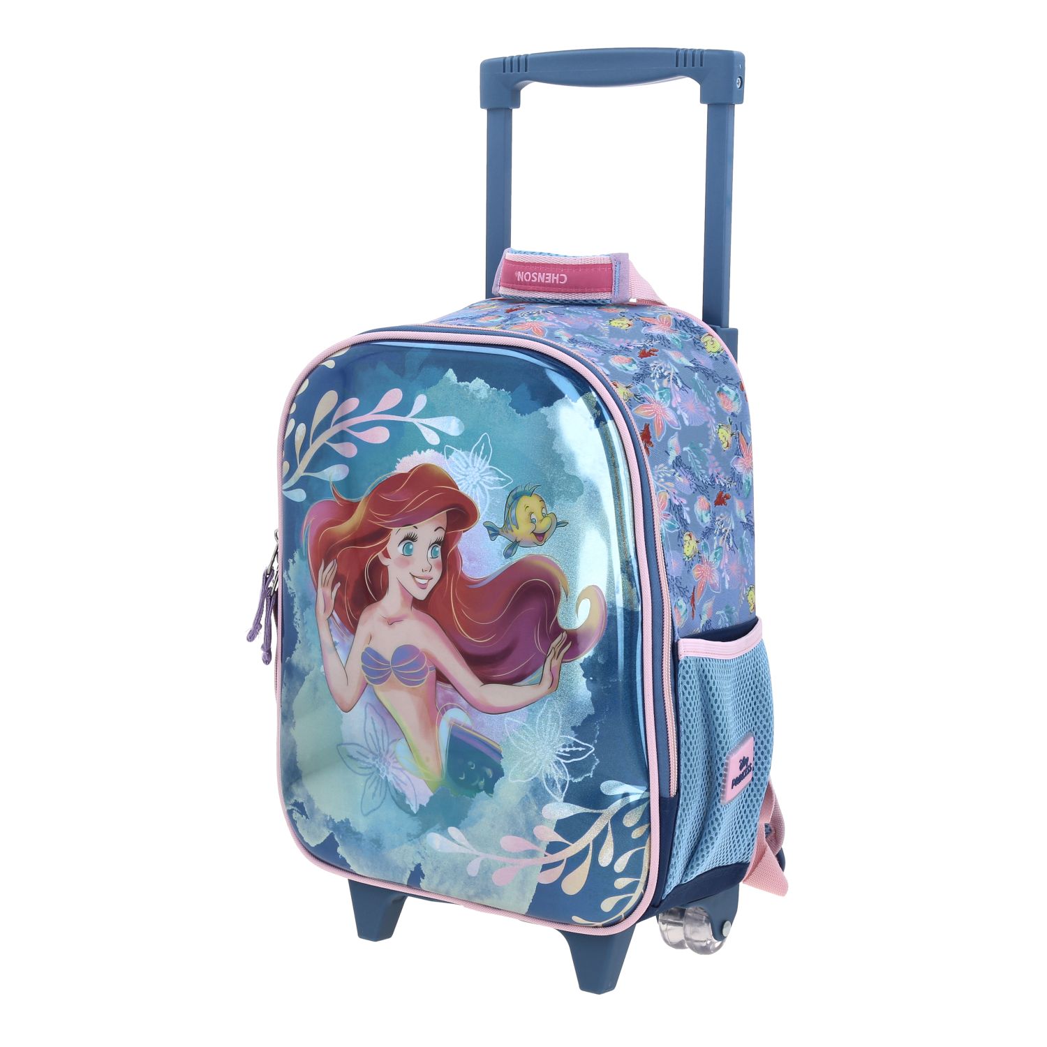 Foto 3 pulgar | Mochila Chica Chenson Con Ruedas Preescolar Kinder Princesas Ariel Pr70155-9 Agry