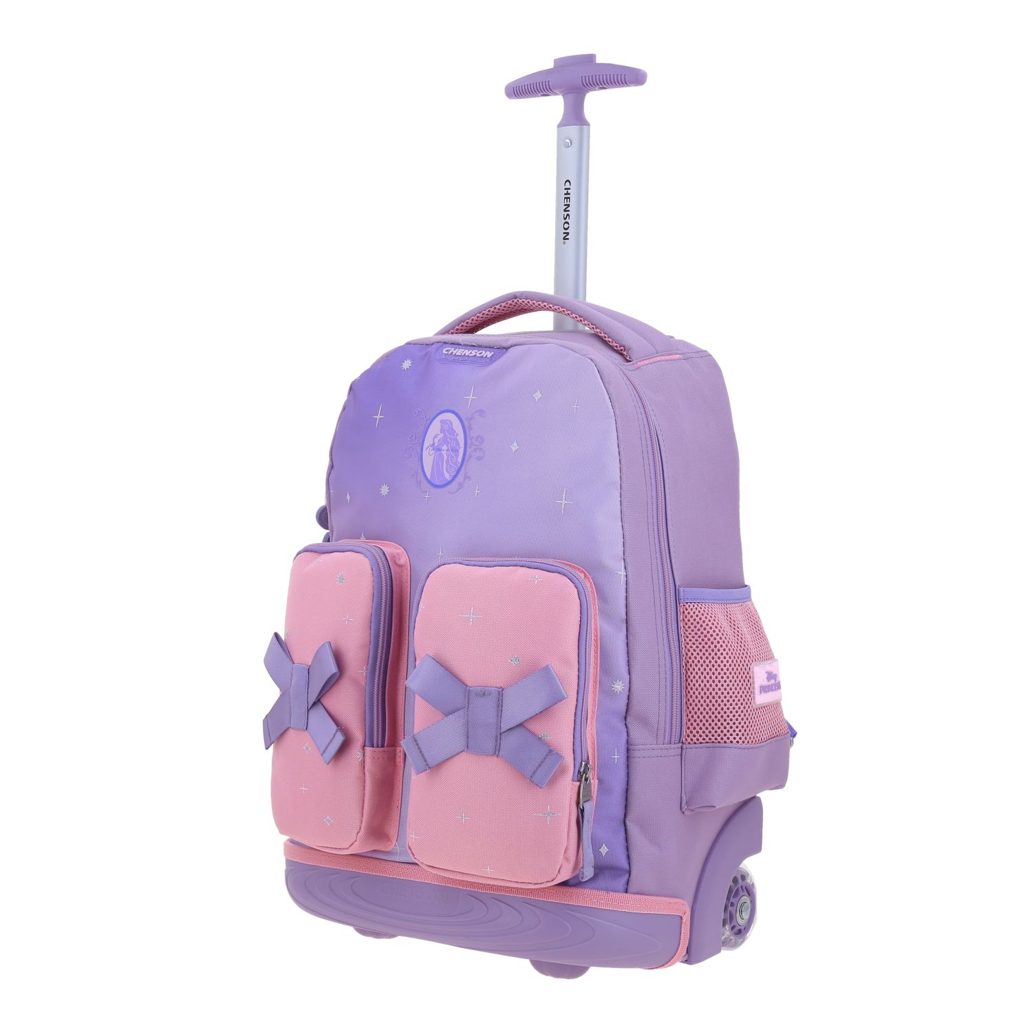 Foto 3 pulgar | Mochila Chenson Con Ruedas Y Luces Led Disney Princesas Ariel Escolar Primaria Pr70635-v Stardust