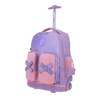 Foto 2 | Mochila Chenson Con Ruedas Y Luces Led Disney Princesas Ariel Escolar Primaria Pr70635-v Stardust