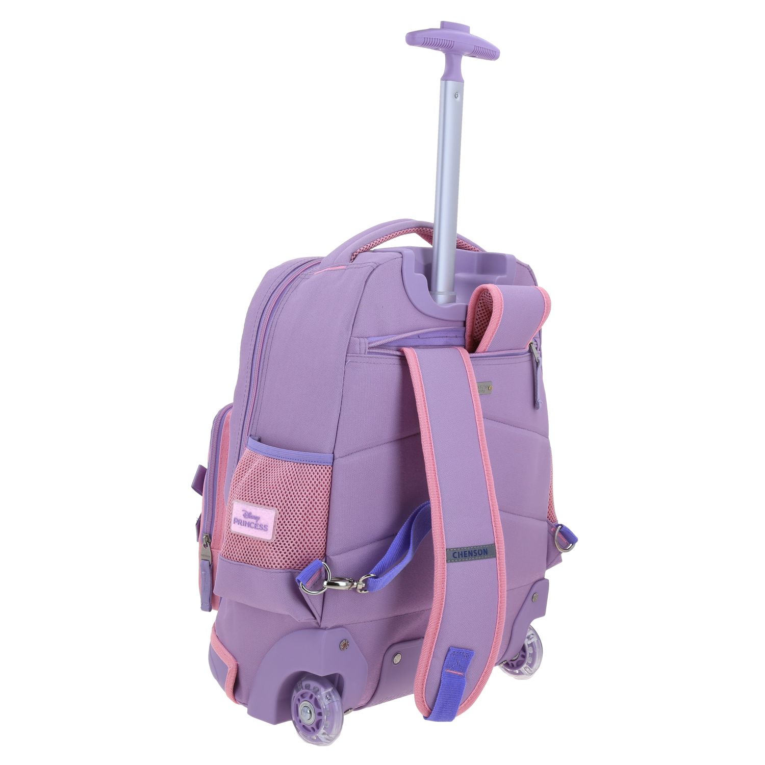 Foto 4 pulgar | Mochila Chenson Con Ruedas Y Luces Led Disney Princesas Ariel Escolar Primaria Pr70635-v Stardust