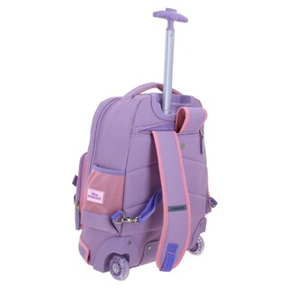 Foto 3 | Mochila Chenson Con Ruedas Y Luces Led Disney Princesas Ariel Escolar Primaria Pr70635-v Stardust