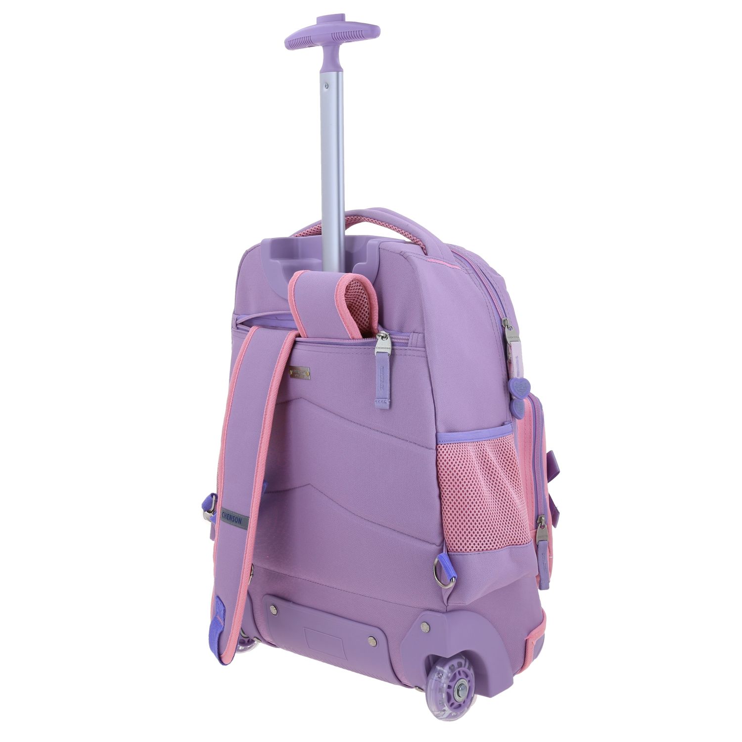 Foto 6 pulgar | Mochila Chenson Con Ruedas Y Luces Led Disney Princesas Ariel Escolar Primaria Pr70635-v Stardust