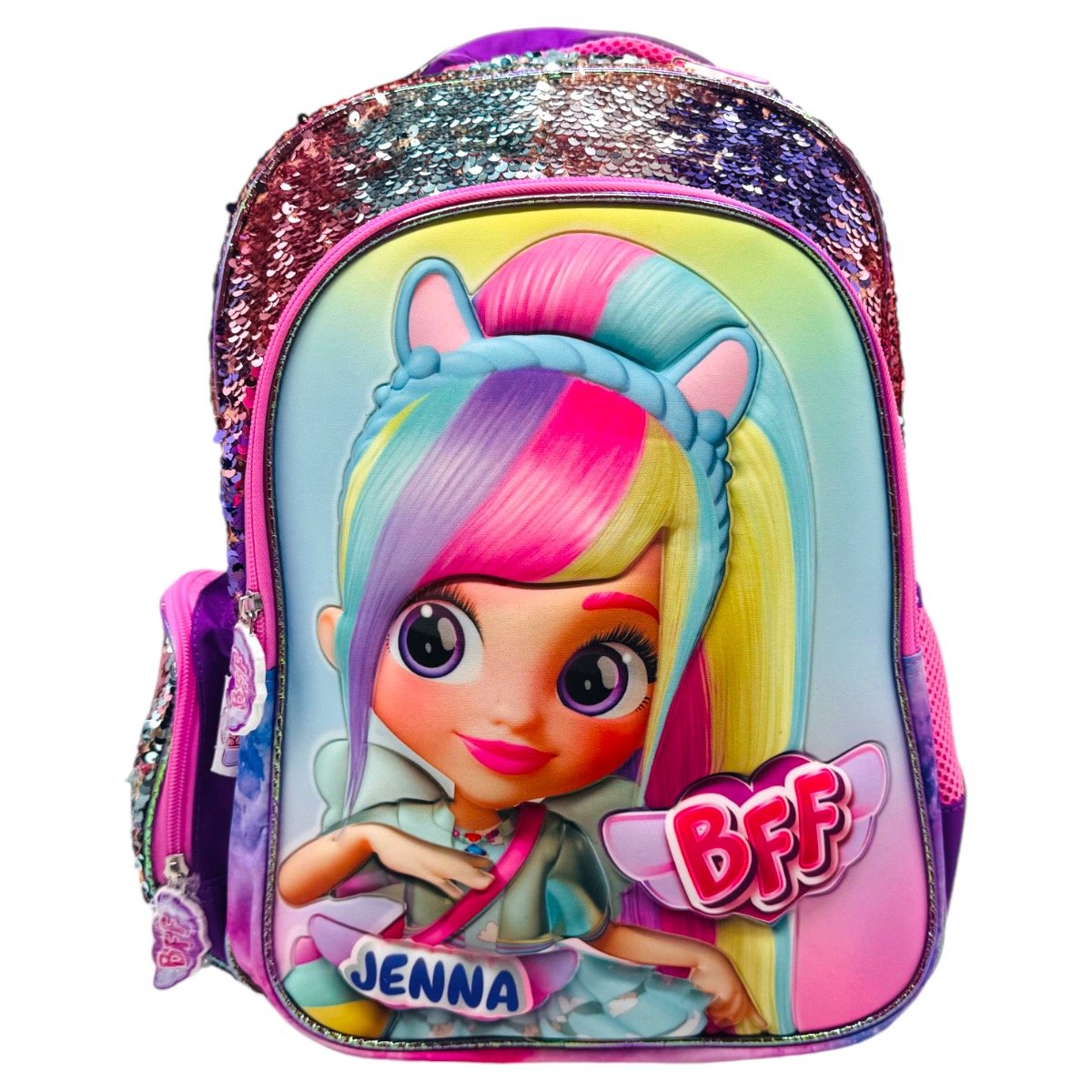 Mochila Escolar Primaria Infantil Bff Jenna Multicolor