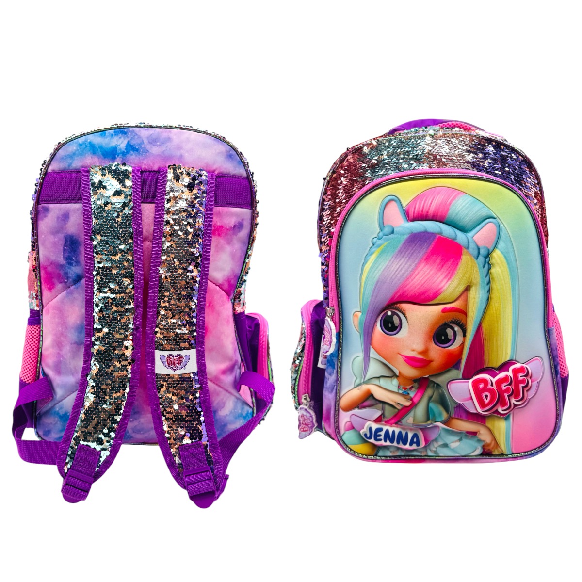 Foto 8 | Mochila Escolar Primaria Infantil Bff Jenna Multicolor