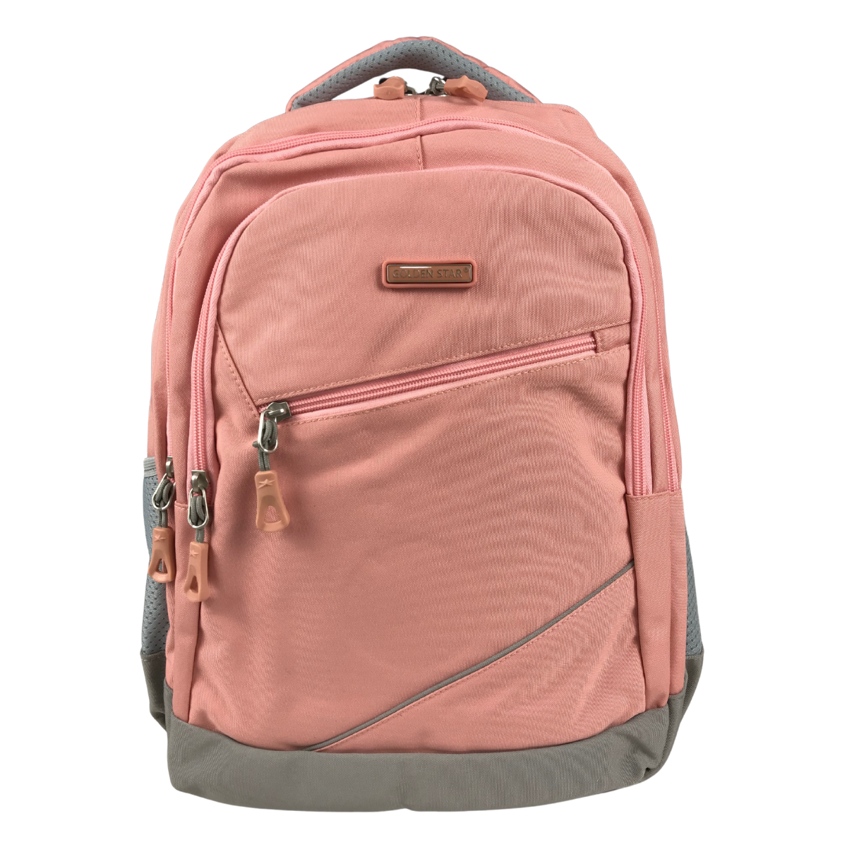 Mochila Golden Star Primaria Para Niña Bicolor Df-8990 Color Coral