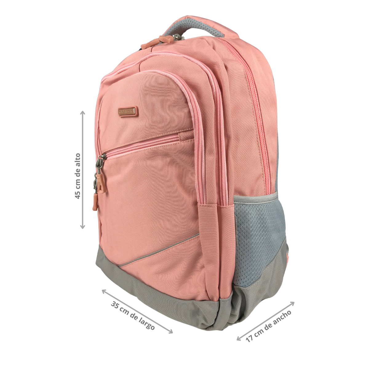 Foto 4 pulgar | Mochila Golden Star Primaria Para Niña Bicolor Df-8990 Color Coral