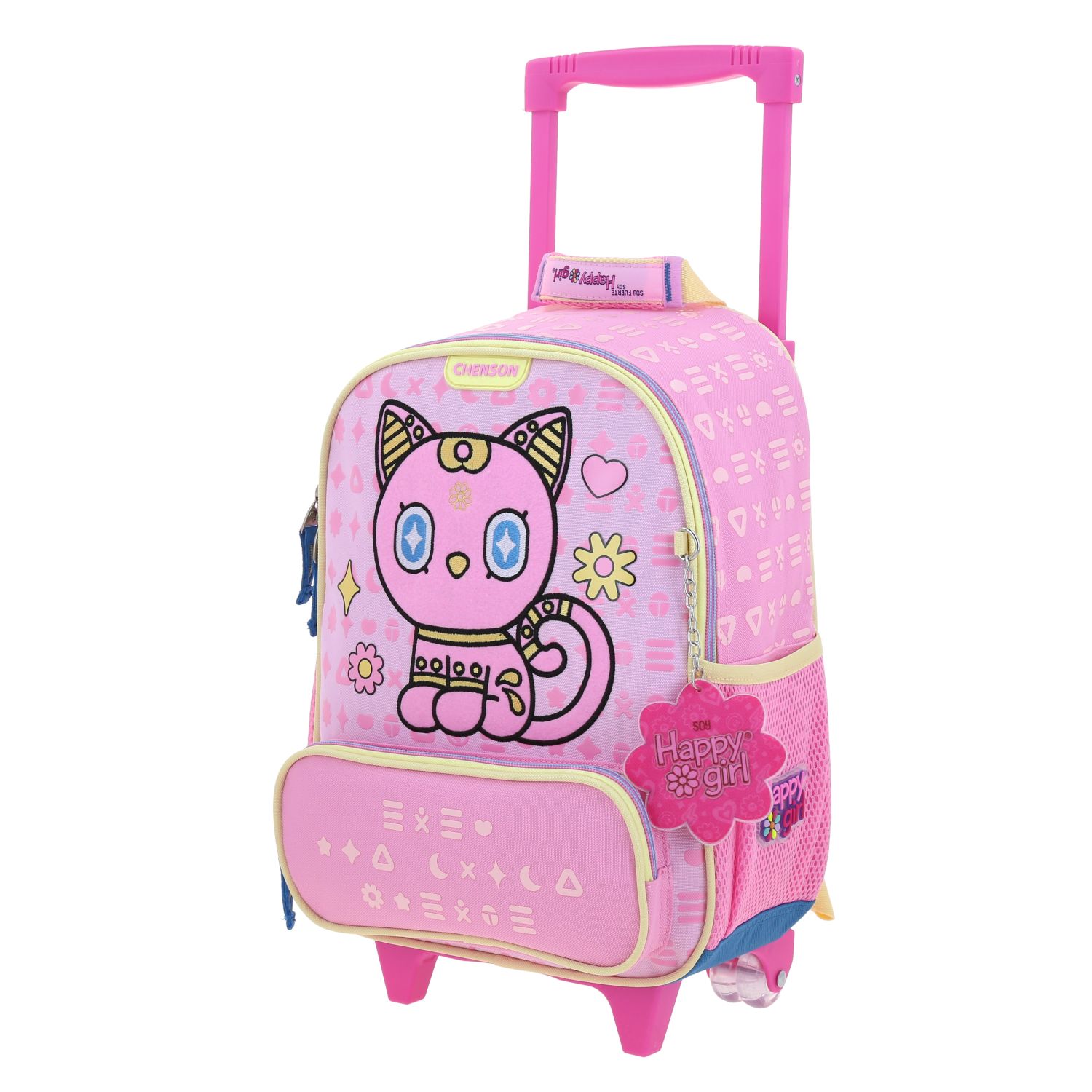 Foto 3 pulgar | Mochila Escolar Chenson Kinder Happy Girl Gispy con Ruedas Rosa 36 x 28 x 13 cm