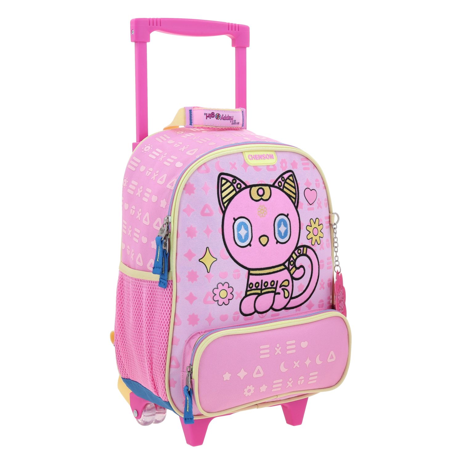 Foto 7 pulgar | Mochila Escolar Chenson Kinder Happy Girl Gispy con Ruedas Rosa 36 x 28 x 13 cm