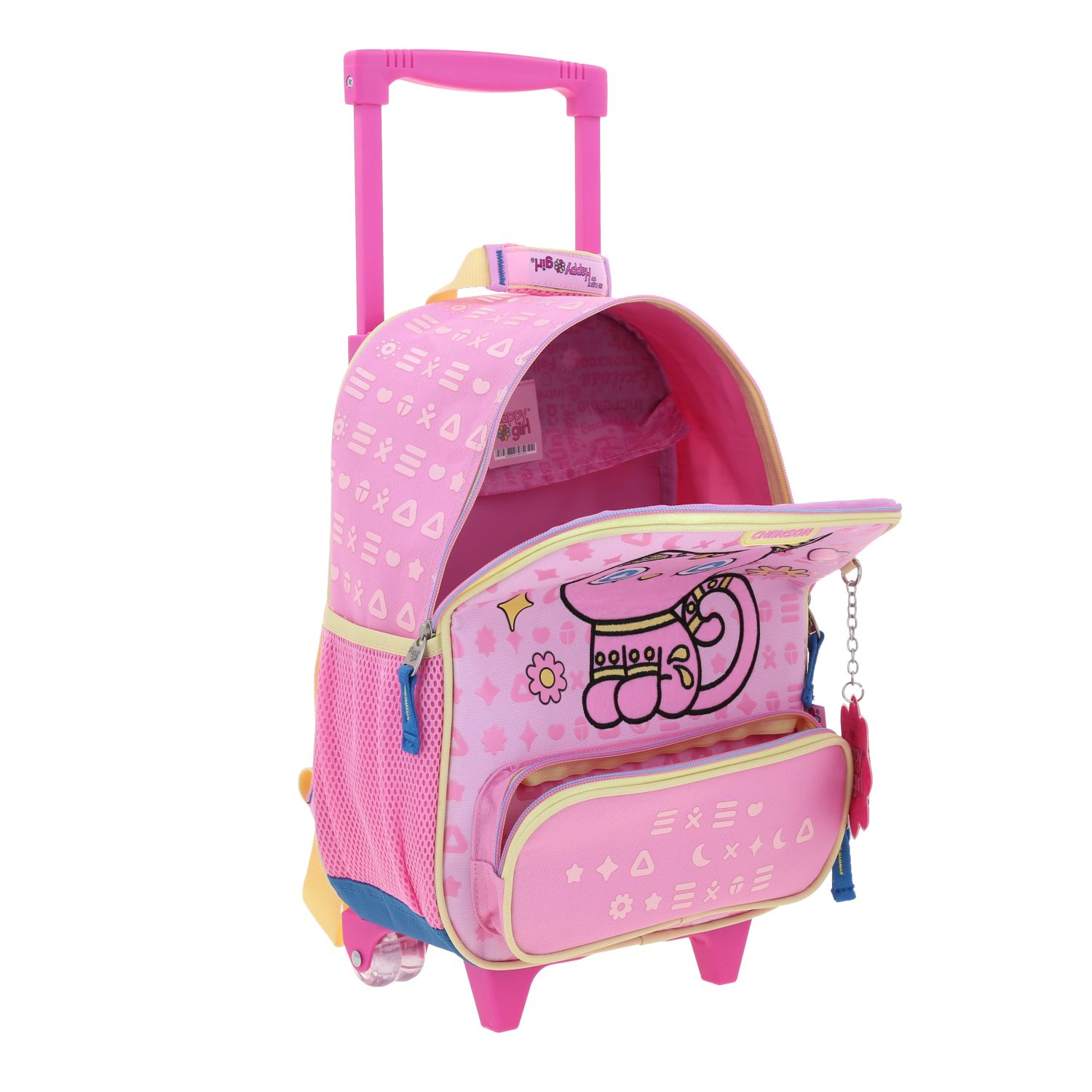 Foto 7 | Mochila Escolar Chenson Kinder Happy Girl Gispy con Ruedas Rosa 36 x 28 x 13 cm