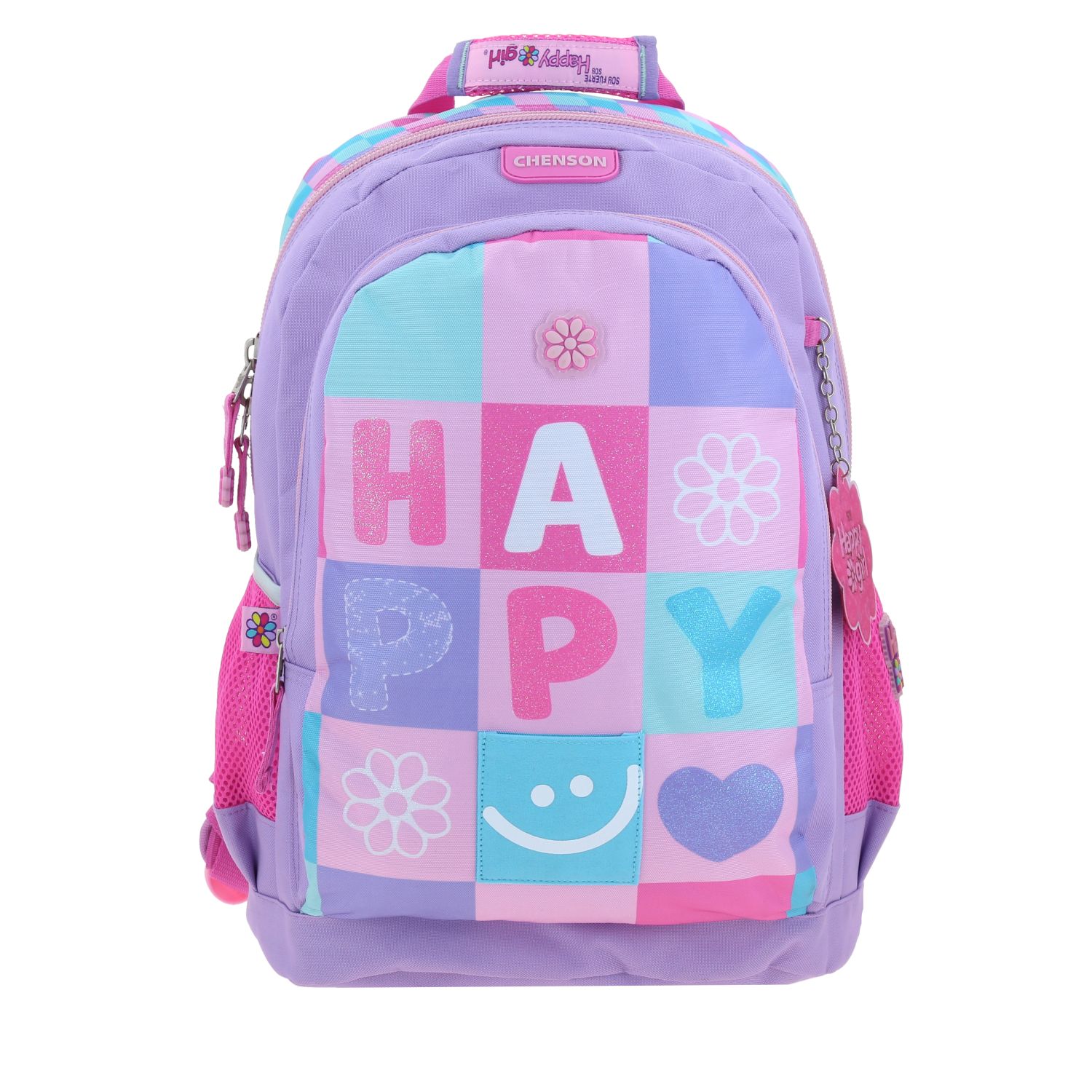 Foto 2 pulgar | Mochila Escolar Chenson Happy Girl Japy HG70408-u  Rosa