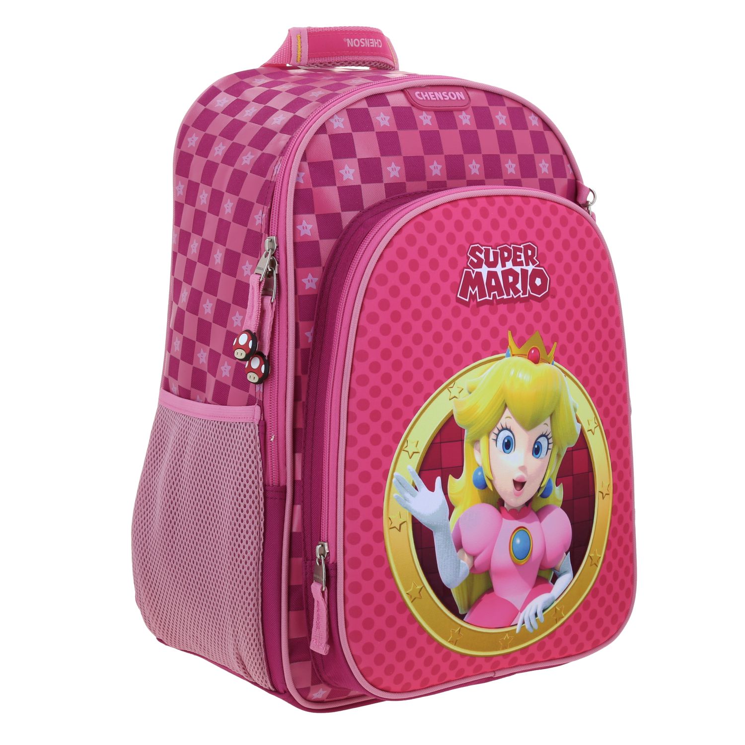 Foto 7 pulgar | Mochila Escolar Grande Chenson Mario Bros Peach Mb70733-p Barb