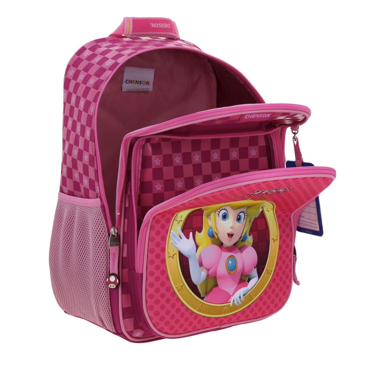 Foto 8 pulgar | Mochila Escolar Grande Chenson Mario Bros Peach Mb70733-p Barb