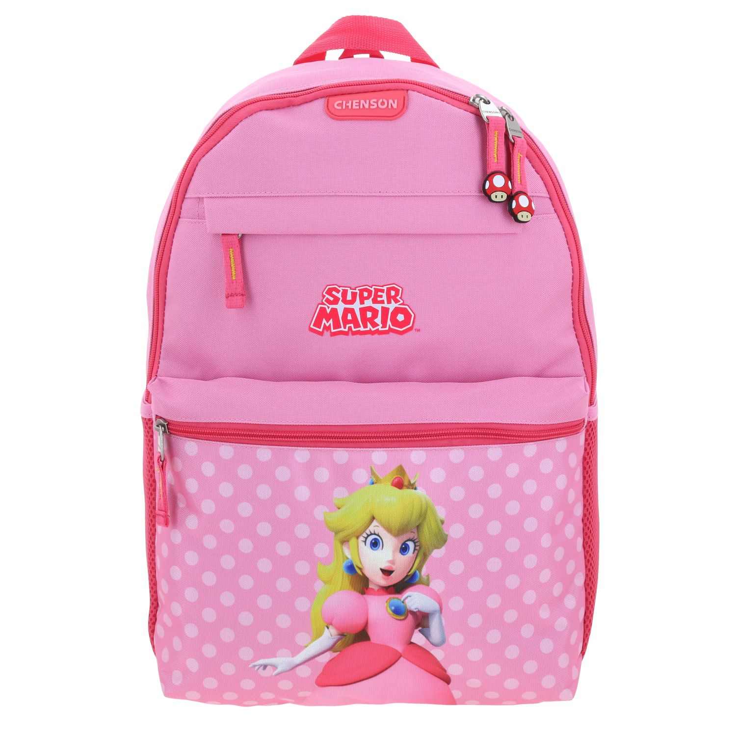 Foto 2 pulgar | Mochila Escolar Grande Chenson Mario Bros Peach Mb70456-p Loly